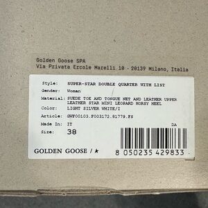 Golden Goose Shoes Size 38
Brand new with original box, paperwork, dust bag.